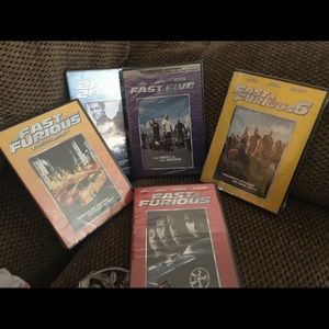 Fast and Furious DVD’s NEW. $6. Ea